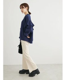 Green Parks ・ＳＵＧＡＲ　ＳＰＯＯＮ　ラッフルショルダースウェット