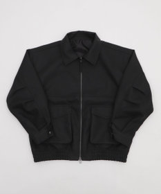 WEGO 【25年秋冬新作/ユニセックス着用ITEM/SMLサイズ展開】PUダブルZIPフライトブルゾン