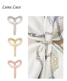 MOONBAT Luna Luce(ルナルーチェ)スカーフリング バックルモチーフ お手持ちのスカーフを通すだけ ギフト