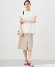 組曲 S 華感フレア カットソー