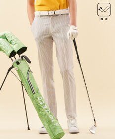 23区GOLF 【MEN】【撥水】ロゴストライプパンツ