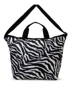 LeSportsac DELUXE EASY CARRY TOTE/クリームブラックゼブラ
