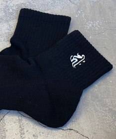 WEGO 刺繍パイルソックス（U）