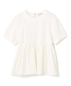 BEIGE， 【洗える】ACHILLEA / ペプラムバックファスナーブラウス