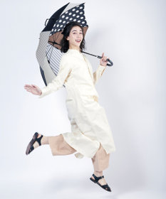 +RING レディース向け プラスリング 雨傘（長）60cm BLK T1146