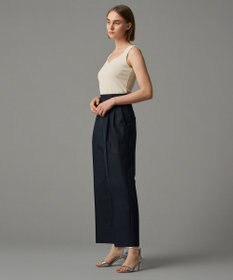 uncrave 【撥水・花粉防止・洗濯機洗い可】クリアツイル ワイドパンツ（uncrave STANDARD）