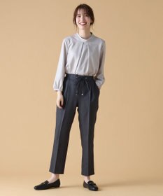 ANY 【セットアップ対応/ウエストゴム】イージィケア美脚テーパードパンツ