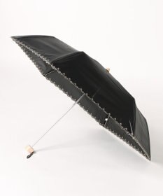 UNBILLION カシュネ cachenez / PUフローラルラメ刺繍3段折りたたみ傘