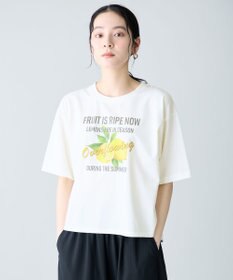 ANY ANYファンクションロゴTシャツ オフレモン