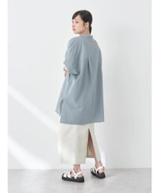 earth music&ecology 配色ステッチＢＩＧシャツ