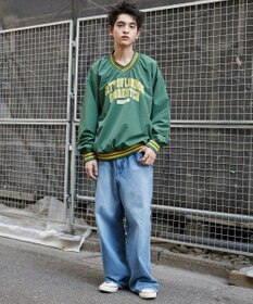 WEGO ナイロンカレッジプルオーバー