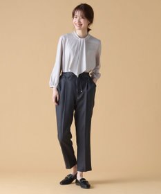 ANY 【セットアップ対応/ウエストゴム】イージィケア美脚テーパードパンツ