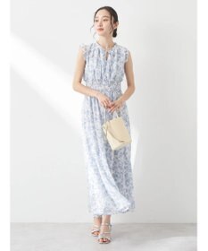 earth music&ecology ノースリ花柄ワンピース