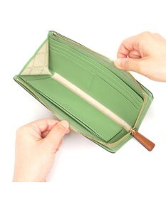 PELLE BORSA L字ファスナー長財布 French Calf Goods 3301