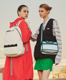 LeSportsac MINI DUFFEL CROSSBODY/スペクテイタークリアスカイ/ティール