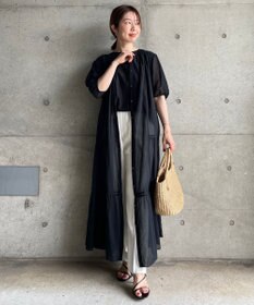 UNFILO 【ストレッチ/洗える】出会えるパンツ テーパード