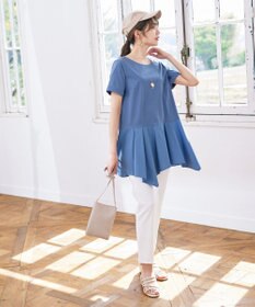 Tiaclasse 【洗える】イレギュラーヘムチュニックブラウス