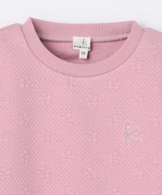 組曲 KIDS 【110-140㎝】フラワーキルト トレーナー