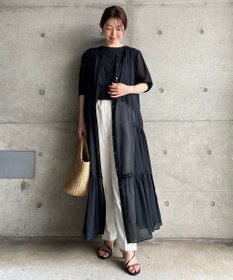 UNFILO 【ストレッチ/洗える】出会えるパンツ テーパード