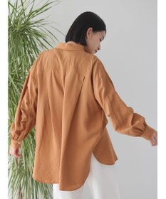 AMERICAN HOLIC 接触冷感Ｗポケット袖タックシャツチュニック