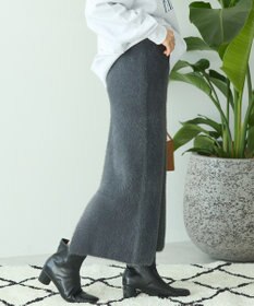 AMERICAN HOLIC シャギーニットナロースカート