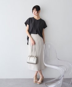 YECCA VECCA 【マシンウォッシャブル】サラサラスキッパーブラウス