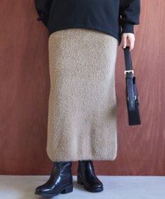 AMERICAN HOLIC シャギーニットナロースカート