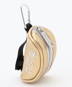 23区GOLF 【WOMEN】エレガントエナメルボールポーチ ゴールド系