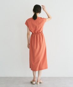 YECCA VECCA リネンライクスキッパーワンピース