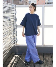 CRAFT STANDARD BOUTIQUE 【ＵＶカット】布帛切り替えプルオーバー