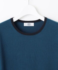 J.PRESS LADIES 【洗える】トリムツイン ニット