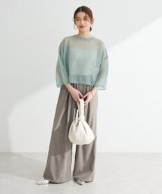 Green Parks ・ＥＬＥＮＣＡＲＥ　ＤＵＥ　ラメシアーニットプルオーバ