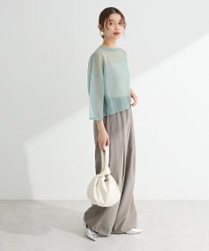 Green Parks ・ＥＬＥＮＣＡＲＥ　ＤＵＥ　ラメシアーニットプルオーバ