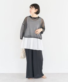 Green Parks ・ＥＬＥＮＣＡＲＥ　ＤＵＥ　ラメシアーニットプルオーバ