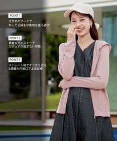 Tiaclasse L 【小倉優子さん着用】【洗える】サマーニットショートパーカー