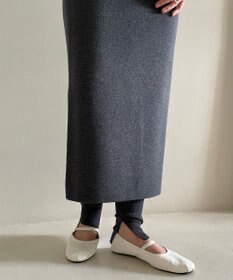 UNFILO ナローライン ニットスカート