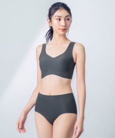 Wing ノンワイヤーブラ 【綿の贅沢】 綿混素材 ラクなのにきれい ハーフトップ KB1031 ウイング／ワコール