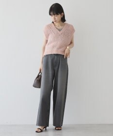 AMERICAN HOLIC 【選べる丈】甘編みニットベスト