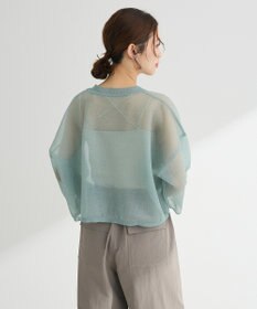 Green Parks ・ＥＬＥＮＣＡＲＥ　ＤＵＥ　ラメシアーニットプルオーバ