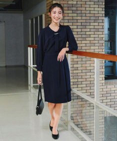 Tiaclasse L 【ダブルクロス】2wayボウタイ風ブラウス