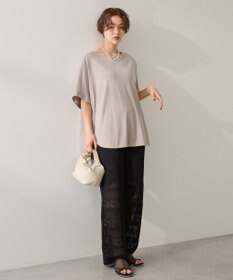 AMERICAN HOLIC 【接触冷感】スムースニュアンスロングプルオーバー