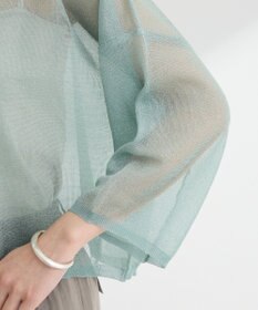 Green Parks ・ＥＬＥＮＣＡＲＥ　ＤＵＥ　ラメシアーニットプルオーバ