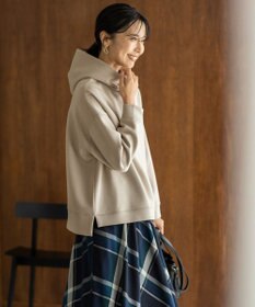 ANY L 【親子連動/洗濯機可能/ウエストゴム】チェックフレアスカート