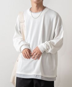 WEGO フェイクレイヤードプルオーバー