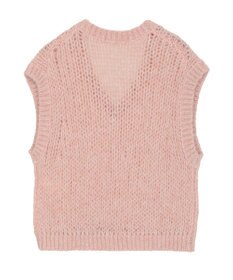 AMERICAN HOLIC 【選べる丈】甘編みニットベスト