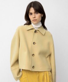 NAVE 【Nave】メルトンリバー ステンカラークロップド コート