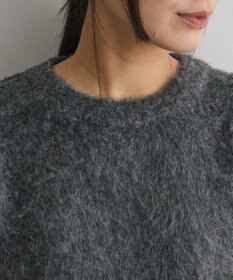 CRAFT STANDARD BOUTIQUE フードストール付きニットプルオーバー