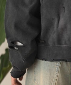 WEGO ショートダメージプルオーバー