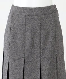 23区 【R(アール)】マットツイード プリーツスカート