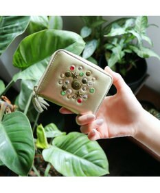 UNBILLION ペルケ perche / マルチスタッズ・ジャバラカードウォレット